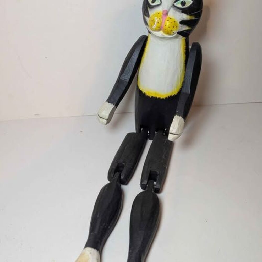 Wooden Shelf Sitter Cat